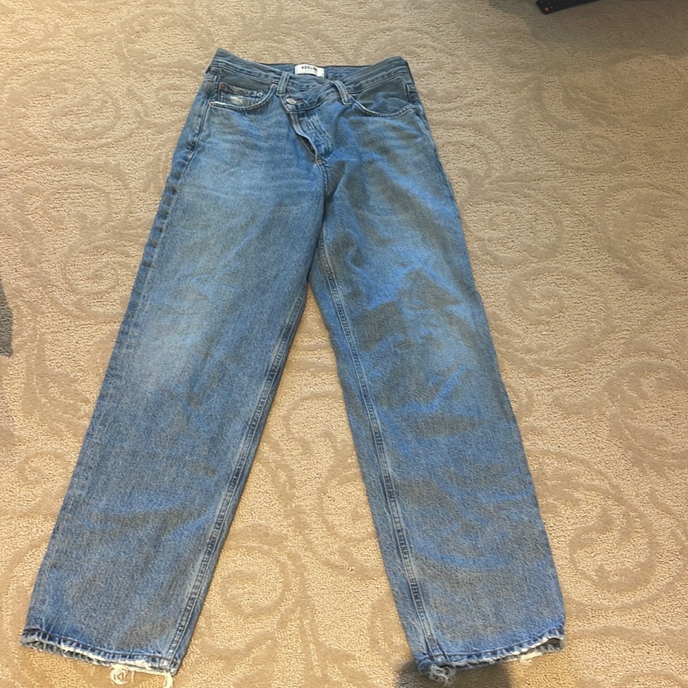 AGOLDE cross cross jean